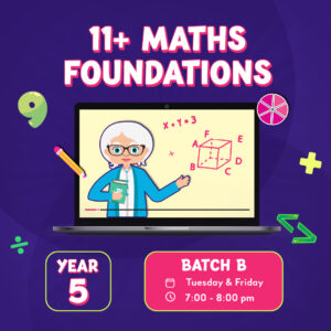 Tuesday & Friday(7:00-8:00 PM) (Year 5)